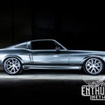 1967 Ford Mustang GT500 side view silhouette