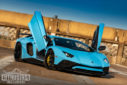 2017 Lamborghini Superveloce front 3/4 view with doors up